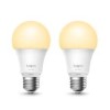 TP-Link Tapo L510E Smart bulb White 2 PACK, Yellow Wi-Fi, Dimmable, E27, Wi-Fi