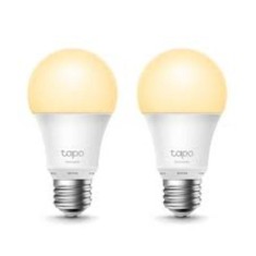 TP-Link Tapo L510E Smart bulb White 2 PACK, Yellow Wi-Fi, Dimmable, E27, Wi-Fi