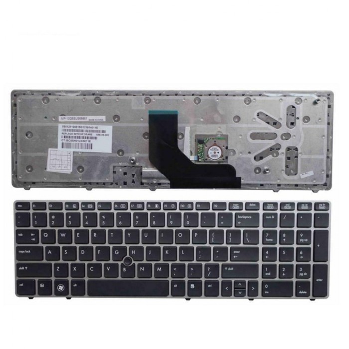 Tastatura laptop second hand HP Elitebook 8560p US 641181-001
