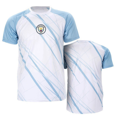 Manchester City tricou de fotbal No3 Poly white - L foto