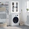 VidaXL Dulap cu montaj pe perete, alb, 69,5x34x90 cm 828476
