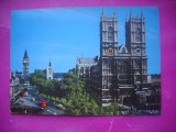 HOPCT 17193 CATEDRALA WESTMINSTER ABBEY SI BIG BEN-LONDRA--ANGLIA -UK-STAMPILA / TIMBRU --EUROPA -CIRCULATA