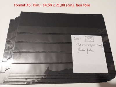 50 buc. carduri pt. timbre, format A5, foto