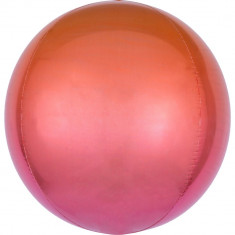 Balon folie Ombre Orbz Red &amp;amp; Orange - 38 x 40 cm, 39847 foto