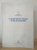 Treaty Establishing - Constitution For Europe