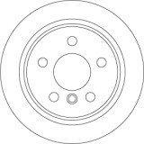 TRW DF6795 Disc frana