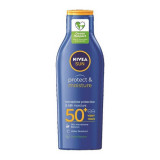 Cumpara ieftin Lotiune hidratanta cu SPF50+ Protect &amp; Moisture, 200 ml, Nivea Sun