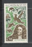 Monaco.1972 350 ani nastere J. de la Fontaine-poet SM.532, Nestampilat