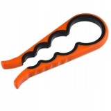 Cumpara ieftin Desfacator de capace universal, pentru borcane si sticle de marimi diferite, 22.5x10 cm - Portocaliu, Oem