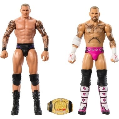 WWE Main Event 2 Set 2 Figurine articulate CM Punk &amp;amp; Randy Orton 15 cm foto