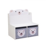 Bancuta cu spatiu de depozitare jucarii si carti Bear, U-Grow
