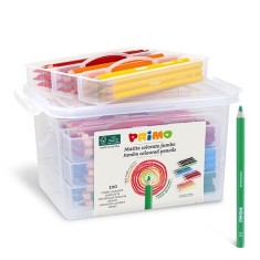 Set 120 creioane colorate Primo, 12 culori, Multicolor