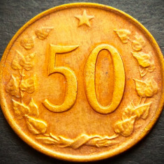 Moneda 50 HALERU - RS CEHOSLOVACIA, anul 1965 * cod 3225