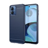 Husa pentru Motorola Moto G14 - Techsuit Carbon Silicone - Blue