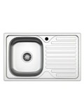 Chiuveta inox SanDonna PS7650 Dreapta, 760x435 mm