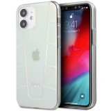 Husa TPU MERCEDES Transparent Line Iridescent pentru Apple iPhone 12 mini, Transparenta MEHCP12SCLIR