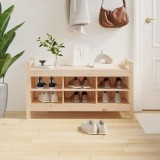 vidaXL Bancă de hol, 110x40x60 cm, lemn masiv de pin 821789