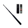 Set baston telescopic din otel si spray paralizant , 110 ml, negru, 77 cm, 4 sectiuni , husa inclusa