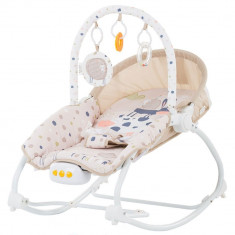 Scaunel balansoar Chipolino Fiesta Beige Farm foto