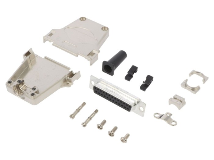 Conector D-Sub 25 Pin Mamă pe Cablu