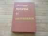 VASILE FLORESCU--RETORICA SI NEORETORICA,CU AUTOGRAF AUTOR DE LUX