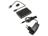 Stație de andocare USB 3.1 neagră