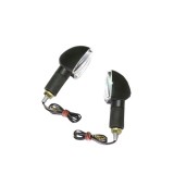 Set semnalizari 12V 21W BAY9S brat lung prindere M8 culoare negru Cod Produs: MX_NEW 7050837MA