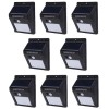 Set 8 lampi solare, FOXMAG24, 30 de LED, senzor de miscare, 0.55W