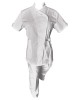 Costum Medical Pe Stil, Alb cu Elastan, Model Andreea - 4XL, M