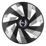 Cumpara ieftin Set 4 capace roti Creative REY&reg;, potrivite jantelor de R15, pentru Subaru, model vector black and silver, Autohelix MSA
