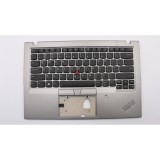Carcasa superioara cu tastatura palmrest Laptop, Lenovo, ThinkPad X1 Carbon 6th Gen 6, Type 20KH, 20KG, 01YU591, 01YU555, AM16R000310, iluminata, argi