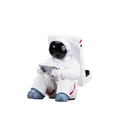 Suport creativ pentru telefonul mobil, smartphone, model astronaut foto