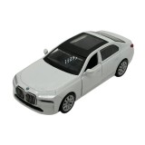 Macheta BMW Seria 7 alb 1:34 replica metal usi deschise cu resort