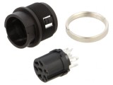 Conector Circular 32V 7 Pin Soclu Mamă IP40