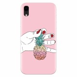 Husa silicon pentru Apple Iphone XR, Rainbow Pinepple