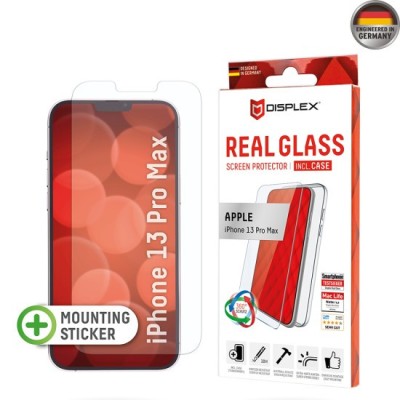 Folie pentru iPhone 13 Pro Max - Displex Real Glass + Case - Clear foto