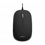 Mouse Cu Fir Serioux 9800BRG, 1000 dpi, USB, Negru/Gri