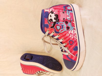 Adidasi/pantofi cu roti/role HEELYS,marime 35 (22 cm) foto