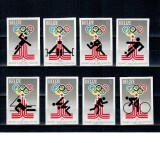 Belize 1980 - Jocurile Olimpice Moscova, sport, serie nedantelata neuzata