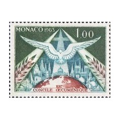 Monaco 1963 - Sinodul II Ecumenic in Vatican, neuzata