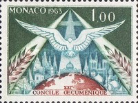 Monaco 1963 - Sinodul II Ecumenic in Vatican, neuzata foto