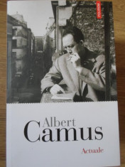 ACTUALE-ALBERT CAMUS foto