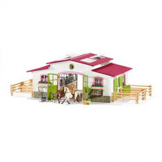 Centru De Calarie Cu Accesorii, Cai Si Calaret Schleich Sl42344 foto