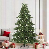 VidaXL Brad de Crăciun artificial cu ramuri articulare 210 cm PVC 3397675