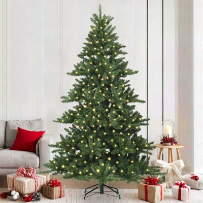 vidaXL Brad de Crăciun artificial cu ramuri articulare 210 cm PVC 3397675 foto