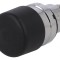 Comutator cu apăsare 22mm negru ZB4BC24