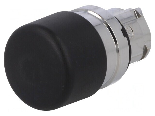Comutator cu apăsare 22mm negru ZB4BC24