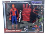 Set Spiderman figurina cu manusa si lansator sageti