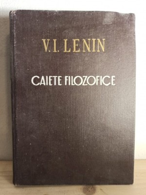 V. I. Lenin - Caiete Filozofice foto