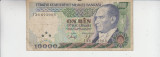 M1 - Bancnota foarte veche - Turcia - 10 000 lire